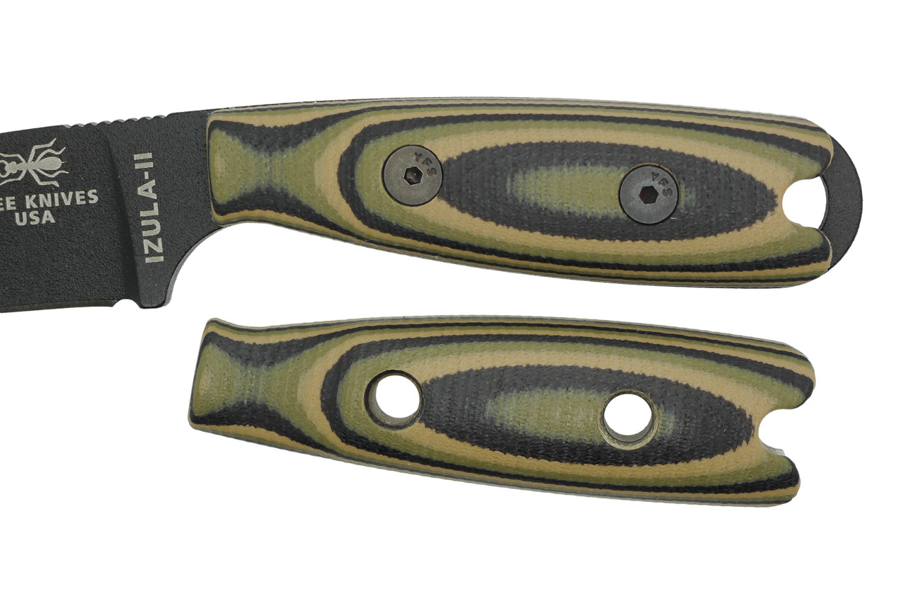 TKC: G10 Handle for ESEE Izula 2 - Mil Spec Camo