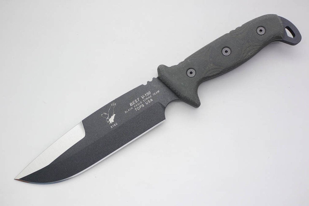 TOPS Knives B.E.S.T. (Black Eagle Strike Team), BE5020HP - Black