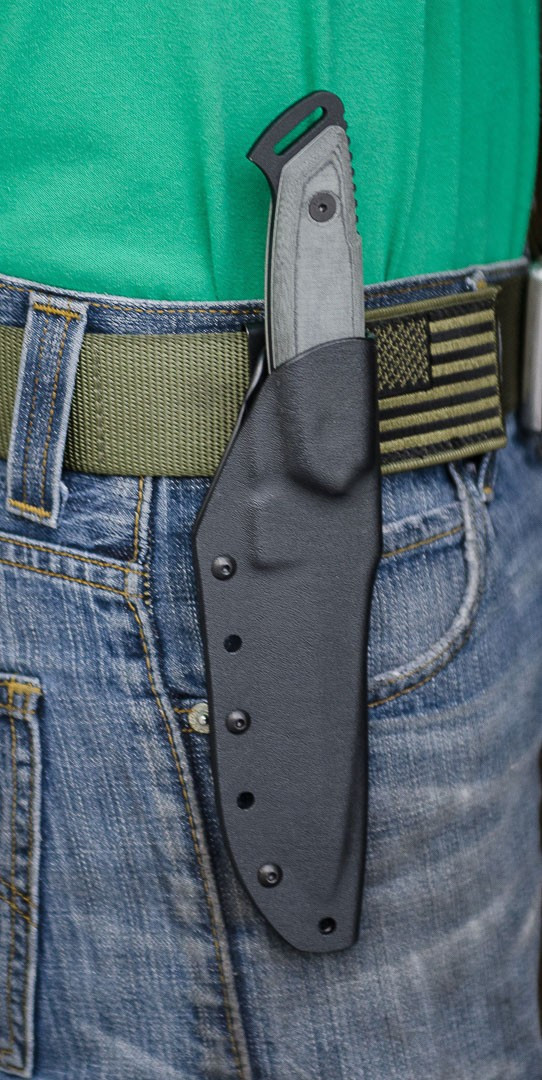 TOPS Knives Dawn Warrior, DW33 Black Traction Coated 5.5" Blade