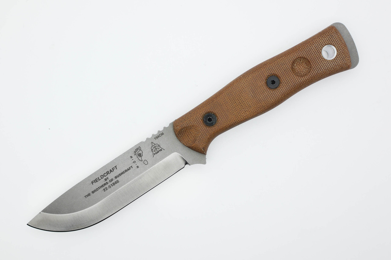moss 刀　154 TOPS Knives Fieldcraft 154CM Stainless (By Brothers of Bushcraft