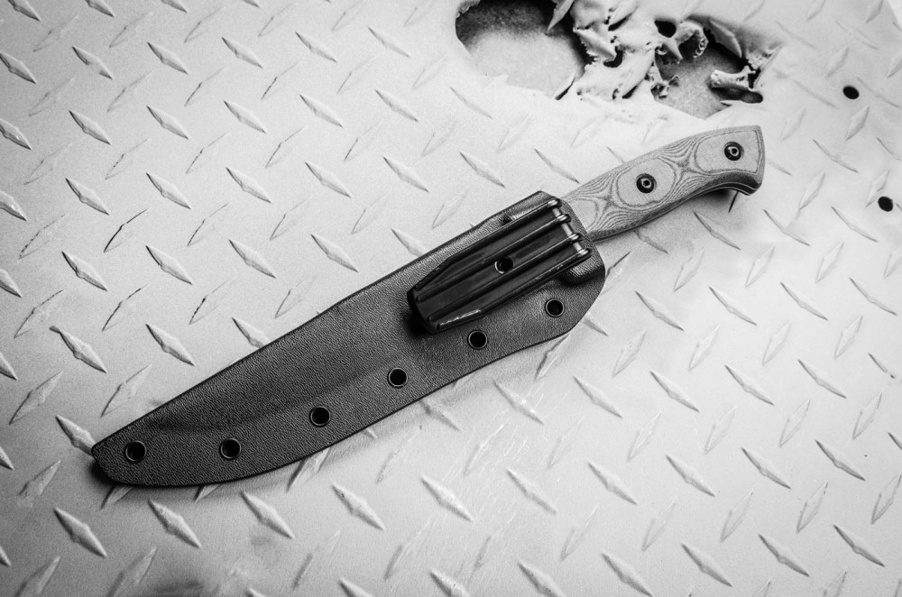 TOPS Knives Hazen Legion 6.0, HAZENLG Sandblasted 6.7" Blade Black