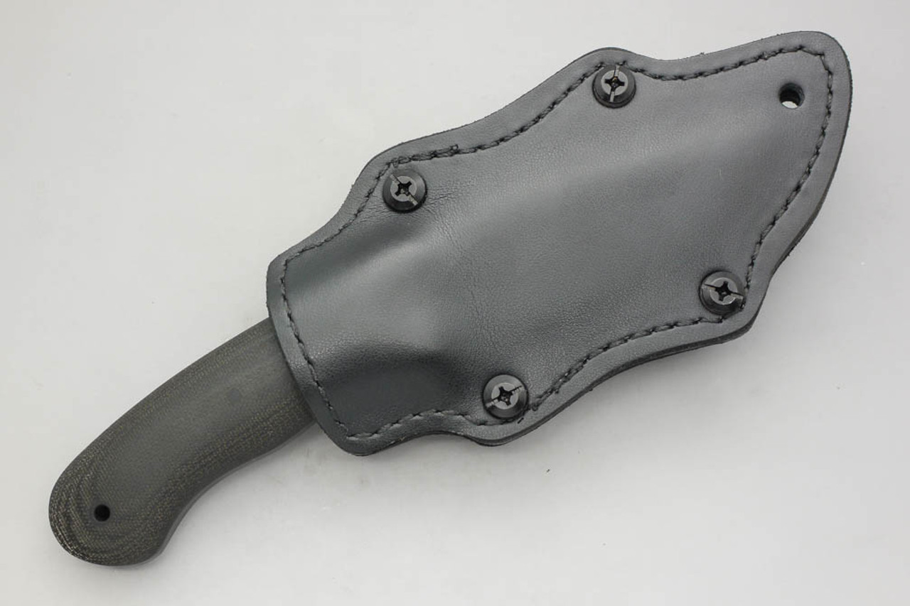 Winkler Knives Knight Jaeger 80CRV2 Steel Flat Grind Black