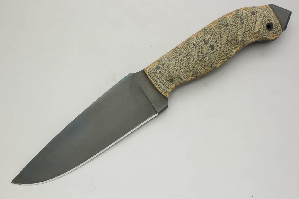 Winkler Knives - Spike - 80CRV2 Steel - Flat Grind - WASP (Black