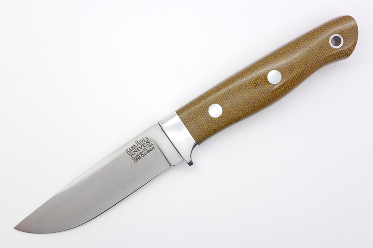 Bark River Knives Mountaineer II - CPM Cru-Wear Steel - Natural