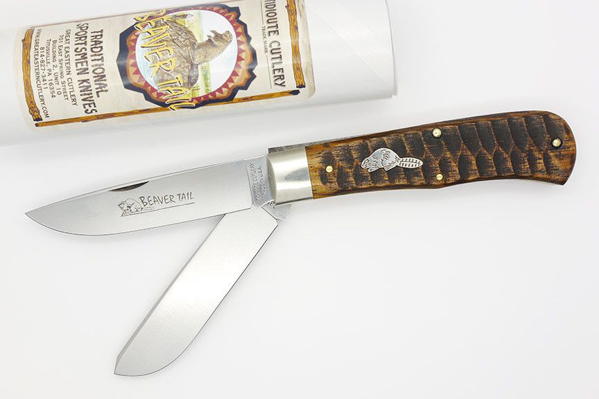 Great Eastern Cutlery Tidioute #23 Trapper Beaver Tail- 2 Blade