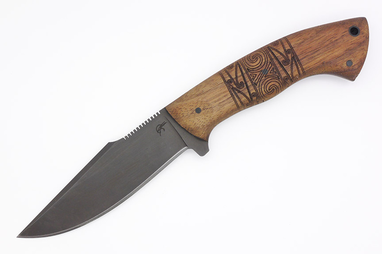 【未使用】NATURE WEAPON sidekick_Ver.Walnut Battle Axe Brand Trapper Native Ohio Chestnut Wood