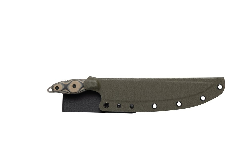 TOPS Knives Filet Knife 154CM Tumble Finish Blade, Tan/Black