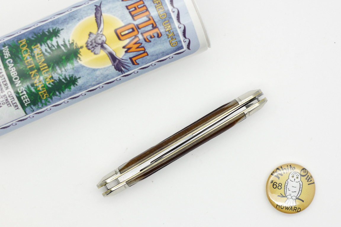 Great Eastern Cutlery Northfield #68 White Owl - 2 Blade - Cowhide