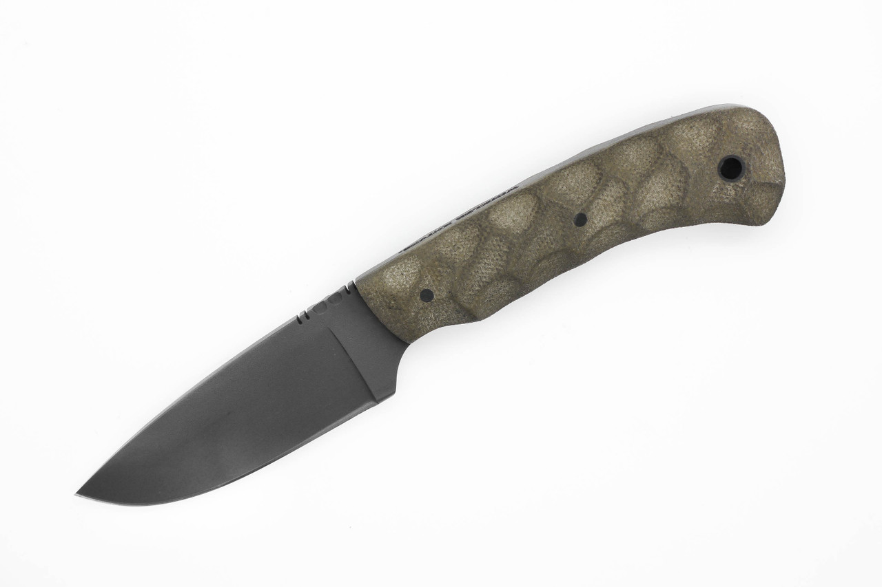 Winkler Knives Huntsman 80CrV2 Laminate Brown Sculpted - The Knife