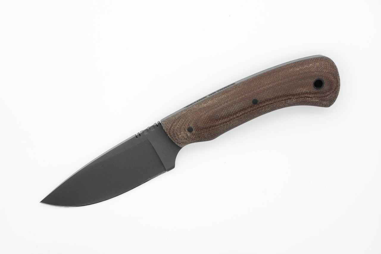 Winkler Knives Huntsman 80CrV2 Laminate Brown Sculpted - The Knife