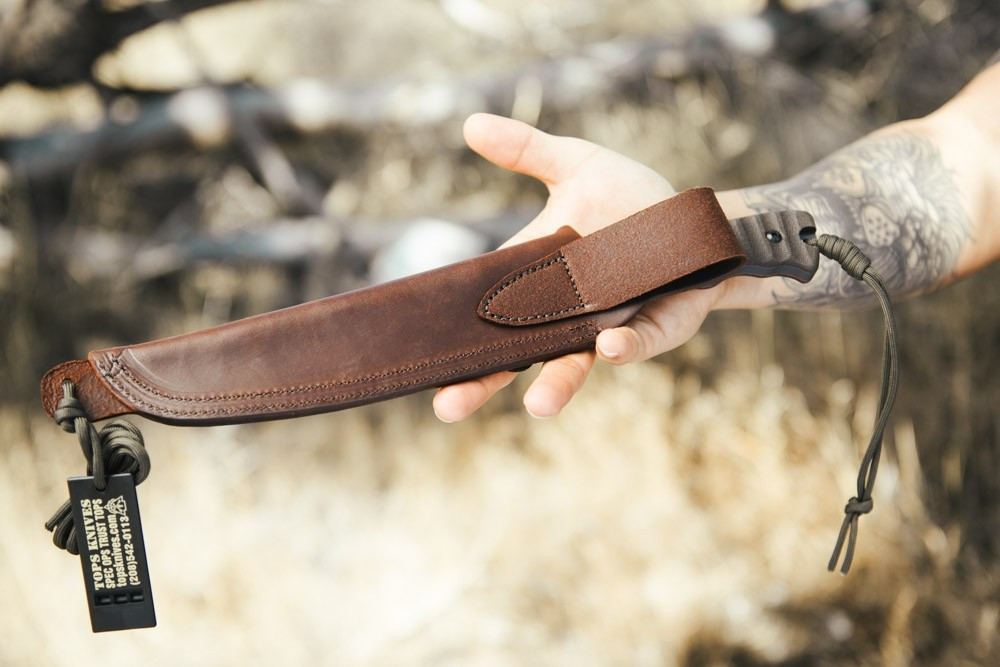 TOPS Knives Wild Pig Hunter - Sniper Gray Finish - 7.5