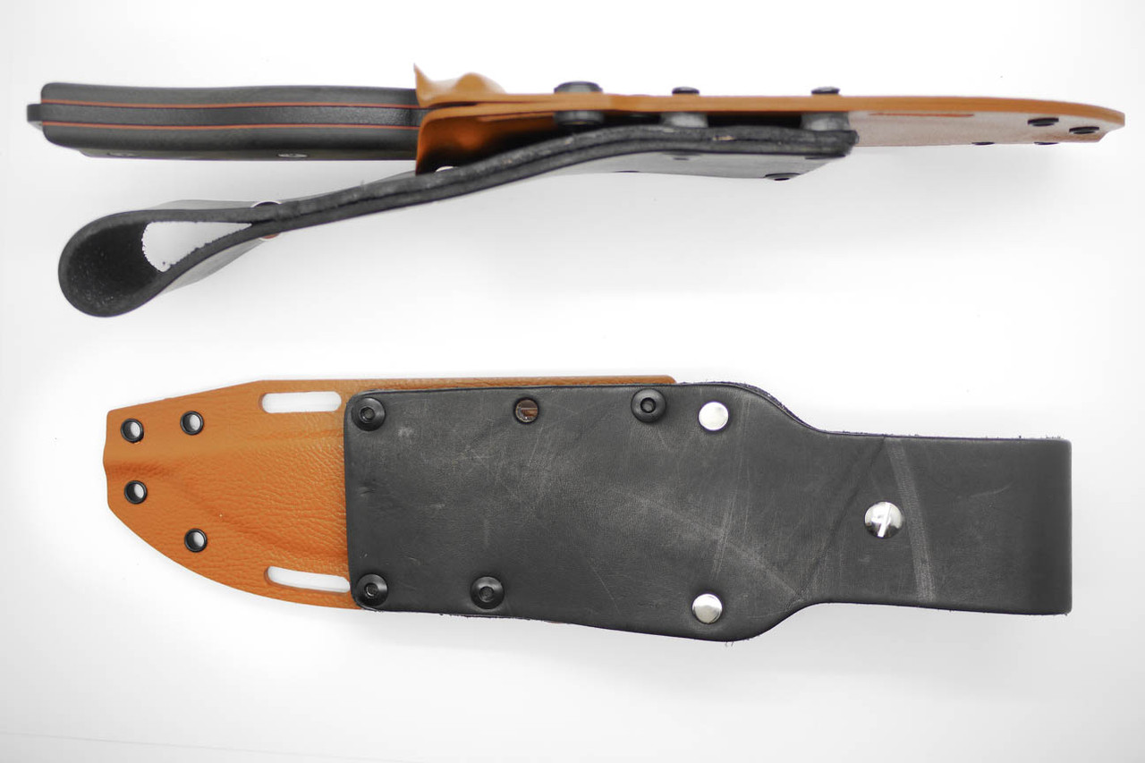 TKC: ESEE 6 Kydex Sheath w/ Slide Lock and Leather Backer, London Tan ...