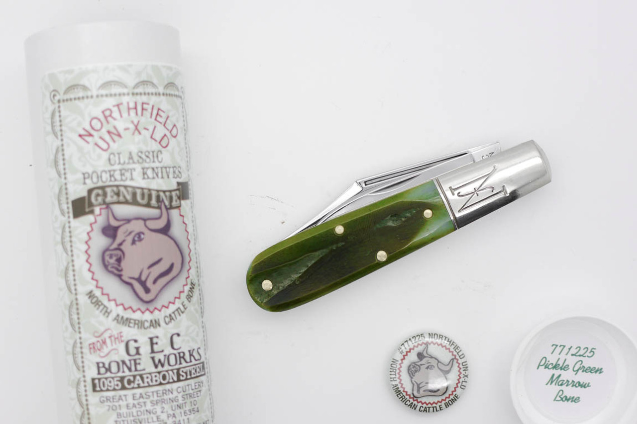 トップス NICENESS BARLOW Case Knives Barlow Traditional Knife - Green Zebrawood