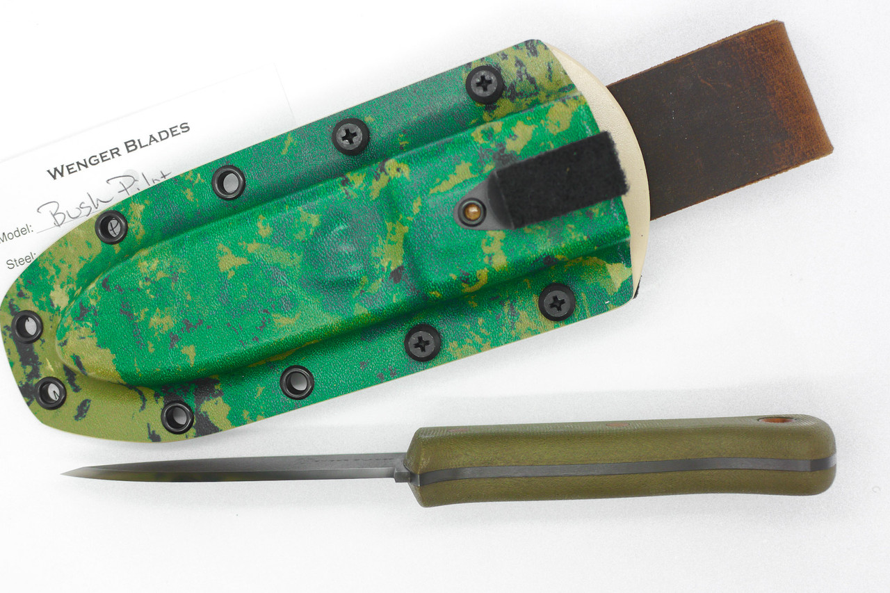 Dave Wenger Blades MagnaCut Companion. OD Green Terotuf Handle