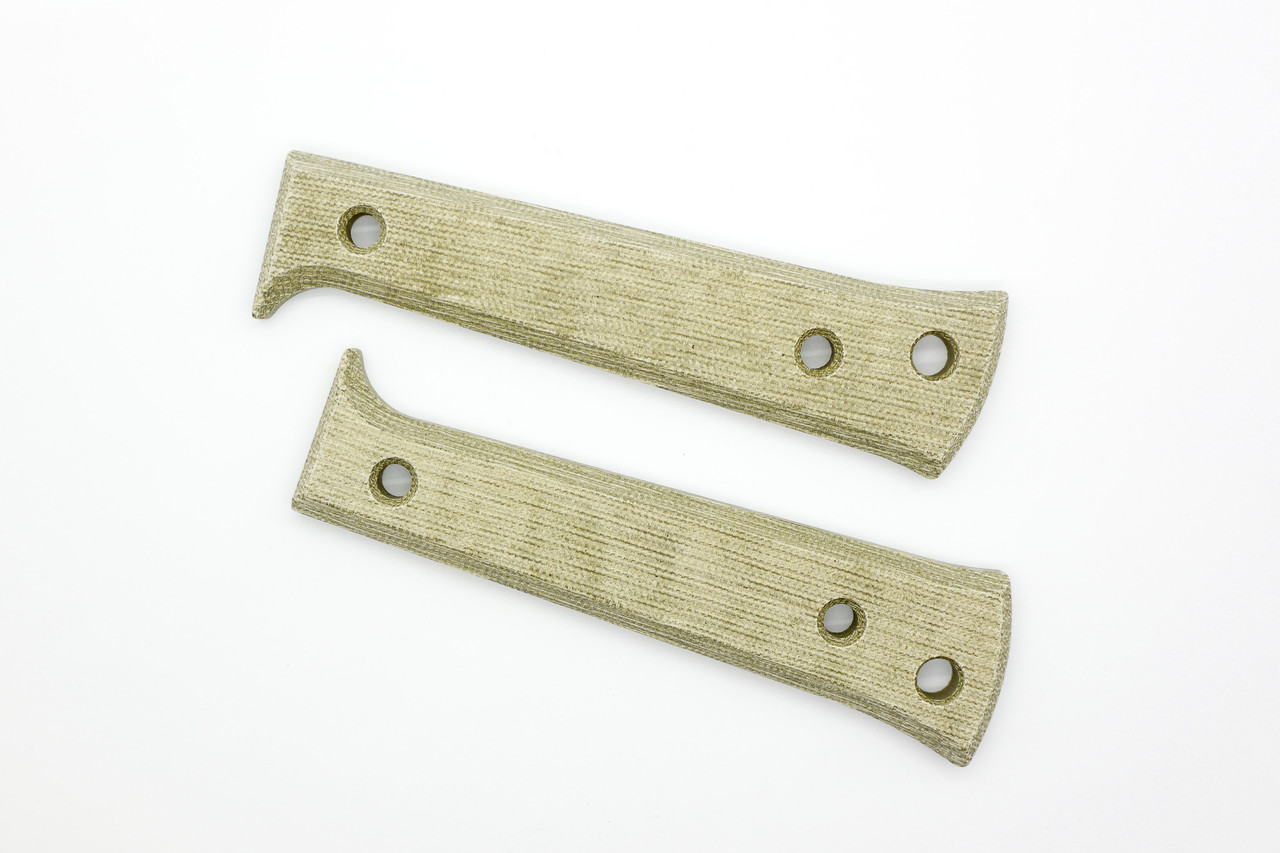 Woods Monkey - Half Chete Handle - OD Green Canvas Micarta