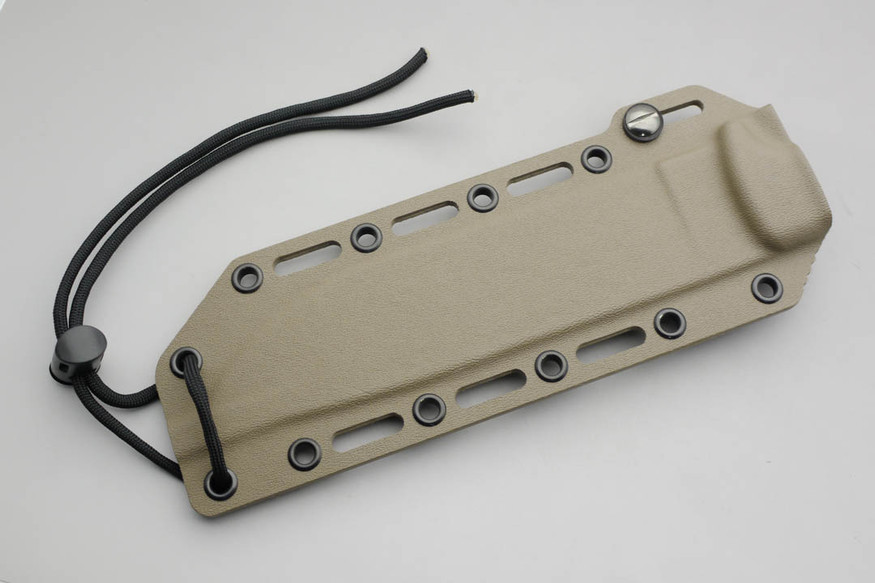 TKC Ontario RAT 7 / ESEE 6 Kydex Sheath w/ Slide Lock, Flat Dark Earth Spring