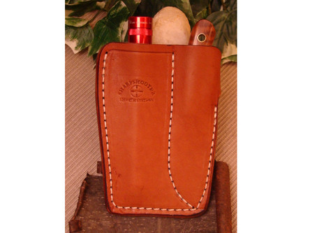 Adirondack Leather Pocket Sheath with Pocket - Brown