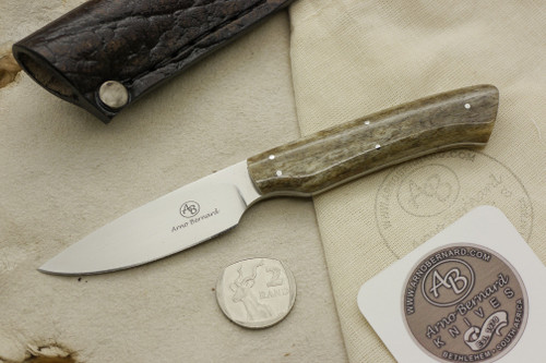 Arno Bernard Knives - Scavenger Series - Custom Galago Fixed Blade Knife w/ Giraffe Bone Handle - 2