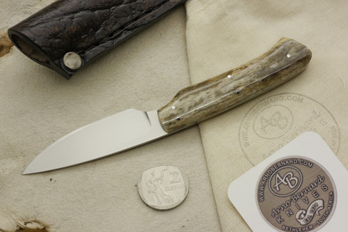 Arno Bernard Knives - Scavenger Series - Custom Galago Fixed Blade Knife w/ Giraffe Bone Handle - 2