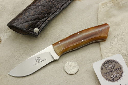 Arno Bernard Knives - Scavenger Series - Custom Wolverine Fixed Blade Knife w/ Giraffe Bone Handle - 3