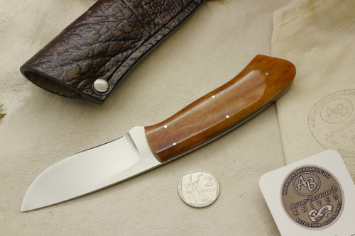 Arno Bernard Knives - Scavenger Series - Custom Wolverine Fixed Blade Knife w/ Giraffe Bone Handle - 3 Arno Bernard Knives - Scavenger Series - Custom Wolverine Fixed Blade Knife w/ Giraffe Bone Handle - 3