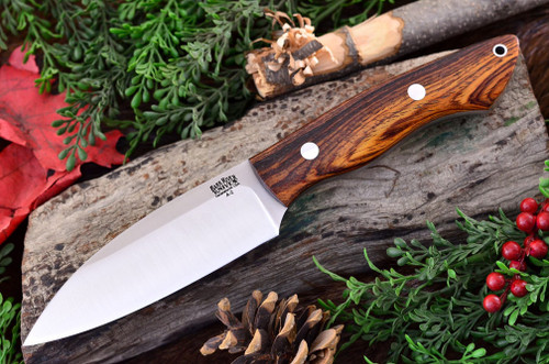 Bark River Knives: Bush Seax Fixed Blade Knife w/ Cocobolo Handle - 2