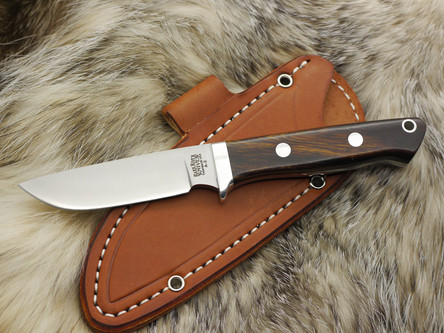 Bark River Knives: Huntsman Fixed Blade Knife w/ Desert Ironwood Handle - 4