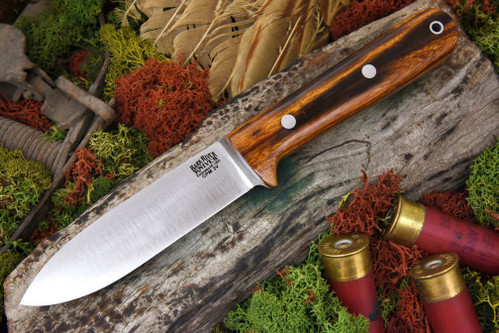 Bark River Knives: Kephart CPM 3V Steel Fixed Blade Knife w/ Desert Ironwood Handle - 4