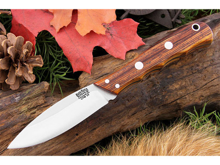 Bark River Knives: Lil' Canadian 3V Steel Fixed Blade Knife w/ Cocobolo Handle - #4