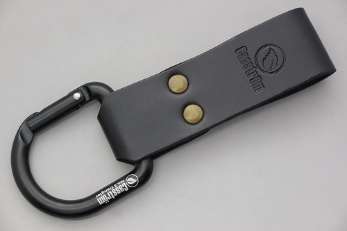 Casstrom No 3 Sheath Dangler with Black Leather Loop and Black Carabiner