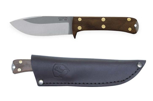 Condor Tool and Knife - Two Rivers Skinner - 440C Stainless Steel - Walnut Handle