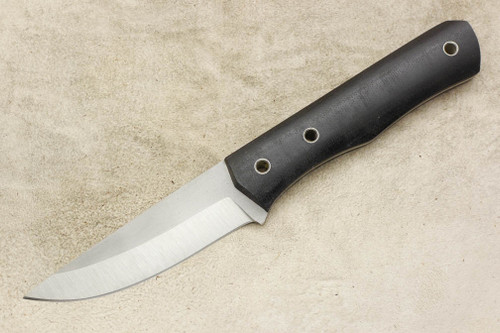 Cumming Bladeworks - Bushmaster - Black Canvas Micarta - AEB-L Steel