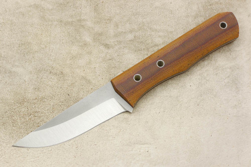 Cumming Bladeworks - Bushmaster - Natural Canvas Micarta - AEB-L Steel