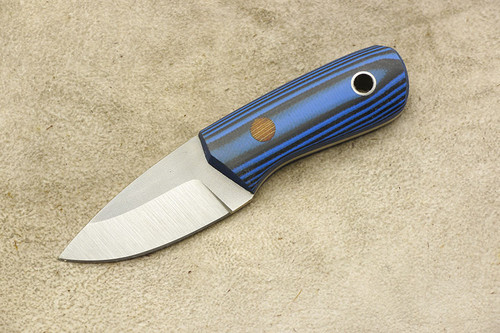 Cumming Bladeworks - Necker - Blue and Black G10 - .118" Thick AEB-L Steel