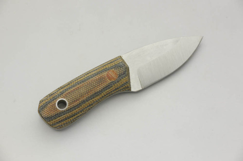 Cumming Bladeworks - Necker - Camo Canvas Micarta - .118" Thick AEB-L Steel Cumming Bladeworks - Necker - Camo Canvas Micarta - .118" Thick AEB-L Steel