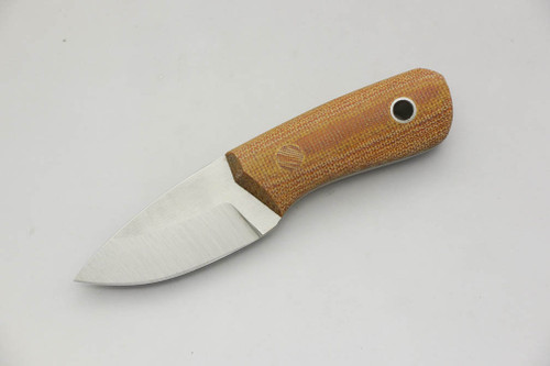 Cumming Bladeworks - Necker - Natural Canvas Micarta - .118" Thick AEB-L Steel