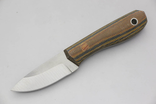 Cumming Bladeworks - Utility - Camo Canvas Micarta - Solid Micarta Pins - .118" Thick AEB-L Steel