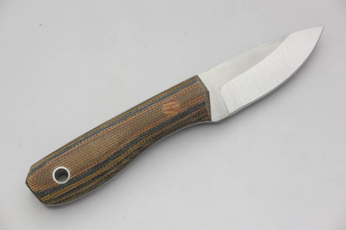 Cumming Bladeworks - Utility - Camo Canvas Micarta - Solid Micarta Pins - .118" Thick AEB-L Steel Cumming Bladeworks - Utility - Camo Canvas Micarta - Solid Micarta Pins - .118" Thick AEB-L Steel