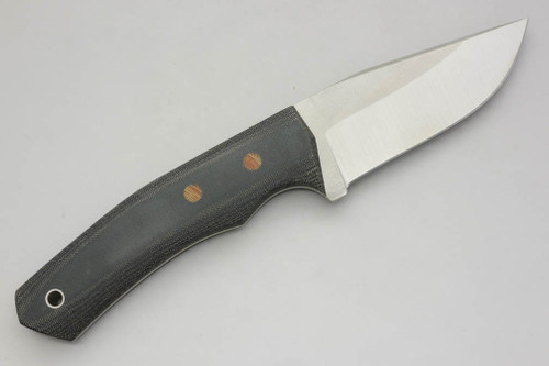 Cumming Bladeworks, Dylan Fletcher Design - Recon - Black Canvas Micarta - AEB-L Steel Cumming Bladeworks, Dylan Fletcher Design - Recon - Black Canvas Micarta - AEB-L Steel