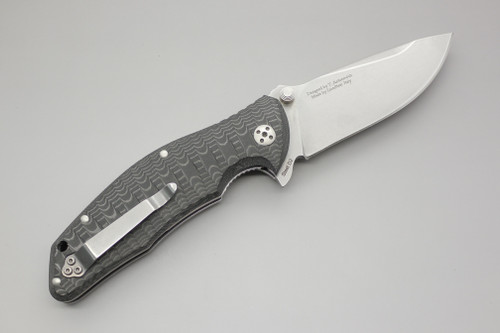Dendra by LionSteel Knives Deer Hunter, Folding Knife w/ Textured Black Micarta Handle