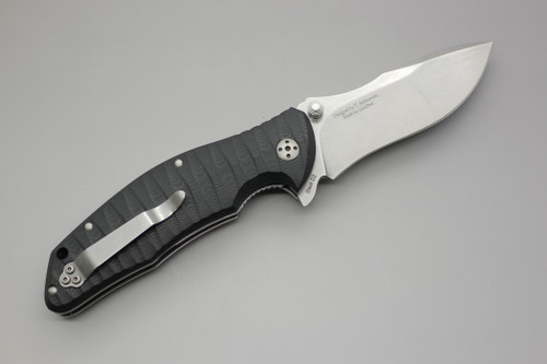 Dendra by LionSteel Knives Typhoon, Folding Knife w/ Textured Black G10 Handle Dendra by LionSteel Knives Typhoon, Folding Knife w/ Textured Black G10 Handle