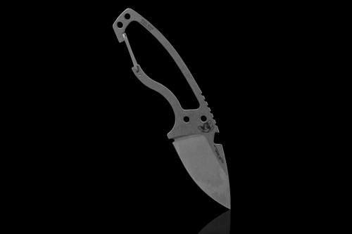 DPx Gear: HEAT Hiker Stonewashed Finish Fixed Blade Backpacking Knife w/ KYDEX Sheath