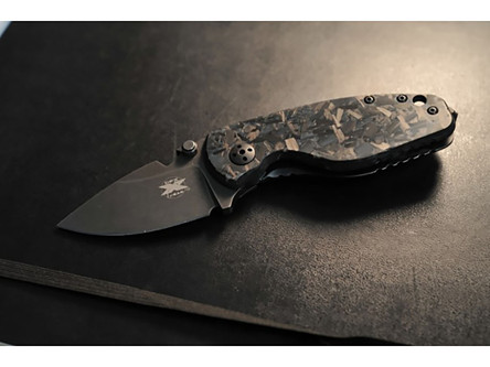 DPx Gear: HEAT SHRED Folder, Right Hand, Folding Knife w/ Shred Carbon Fiber & Titanium Handle