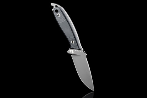 DPx Gear: HEFT 4 Assault, Fixed Blade Knife with Black G10 Scales