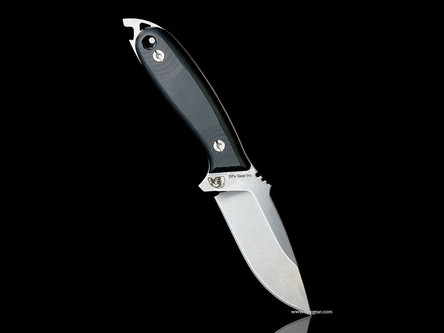 DPx Gear: HEFT 4 MilSpec, Fixed Blade Knife with Black G10 Scales