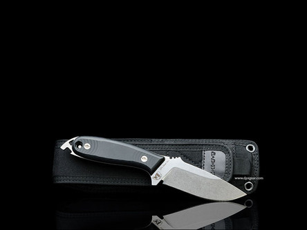 DPx Gear: HEFT 4 MilSpec, Fixed Blade Knife with Black G10 Scales