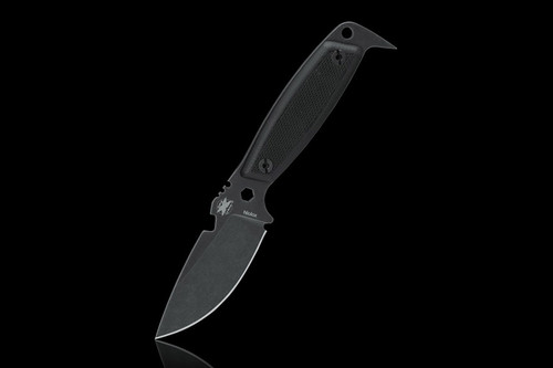 DPx Gear: HEST II Assault, Fixed Blade Knife with Black G10 Handle Scales
