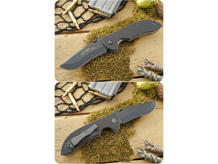 Emerson Knives COMMANDER-BT, Black Plain Blade - Folding Knife
