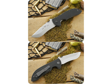 Emerson Knives COMMANDER-SF, Stonewashed Plain Blade - Folding Knife