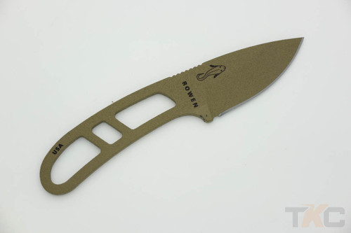 ESEE Candiru DE, Fixed Blade Knife With Skeletized Handle, Black Molded Sheath and Clip Plate - Dark Earth ESEE Candiru DE, Fixed Blade Knife With Skeletized Handle, Black Molded Sheath and Clip Plate - Dark Earth